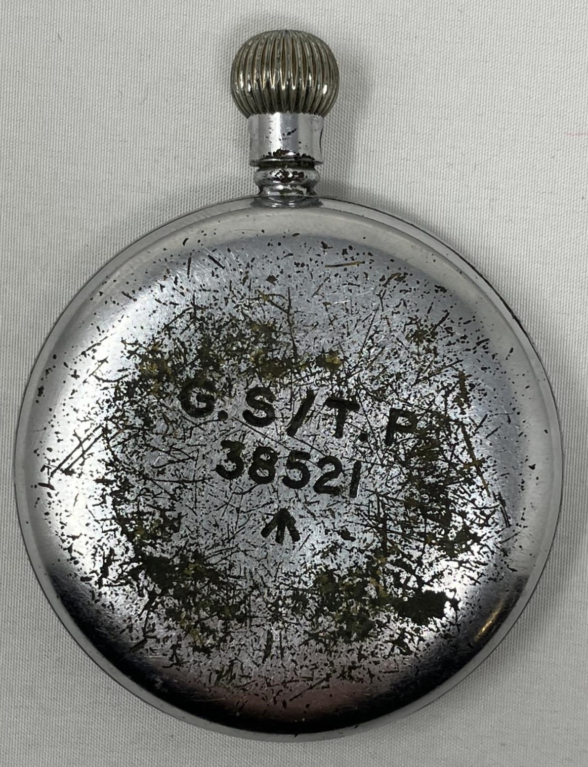 An MOD issue open face pocket watch - Image 2 of 2