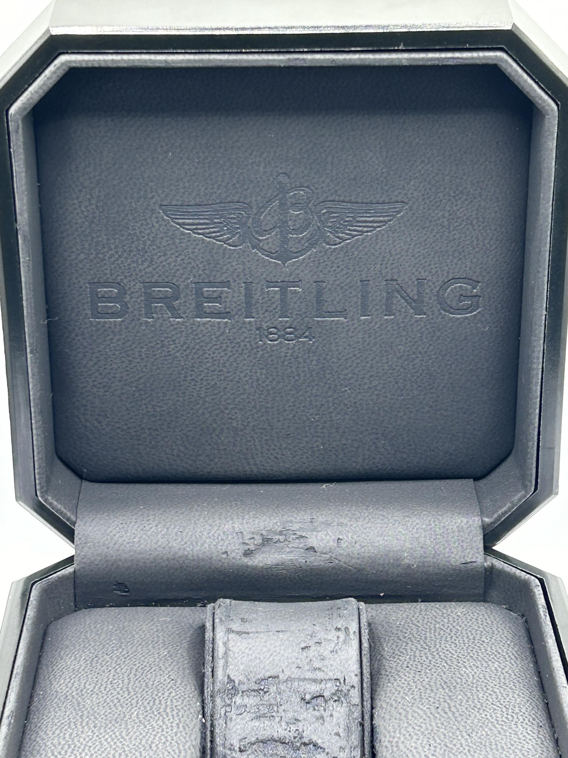 A gentleman's stainless steel Breitling for Bentley Chronometer wristwatch, boxed with paperwork - Image 8 of 15