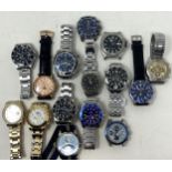 Assorted dress watches (box)