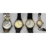 Four ladies dress watches (4)