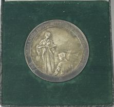 A George V silver Small Holder Championship medal, Birmingham 1933, cased