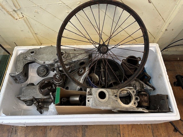 A gentleman's vintage bicycle, with a rare Wall Auto-Wheel, with various spare parts - Bild 4 aus 10