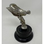 A Rolls-Royce 20hp Spirit of Ecstasy, mounted on a plinth base, 16.5 cm high (overall)