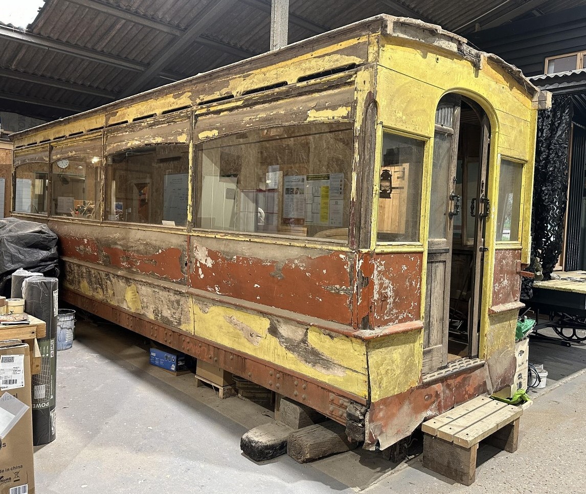 A rare Brush Electrical Engineering Co Ltd tram car, Bournemouth & Poole car No. 113, in largely - Image 5 of 62