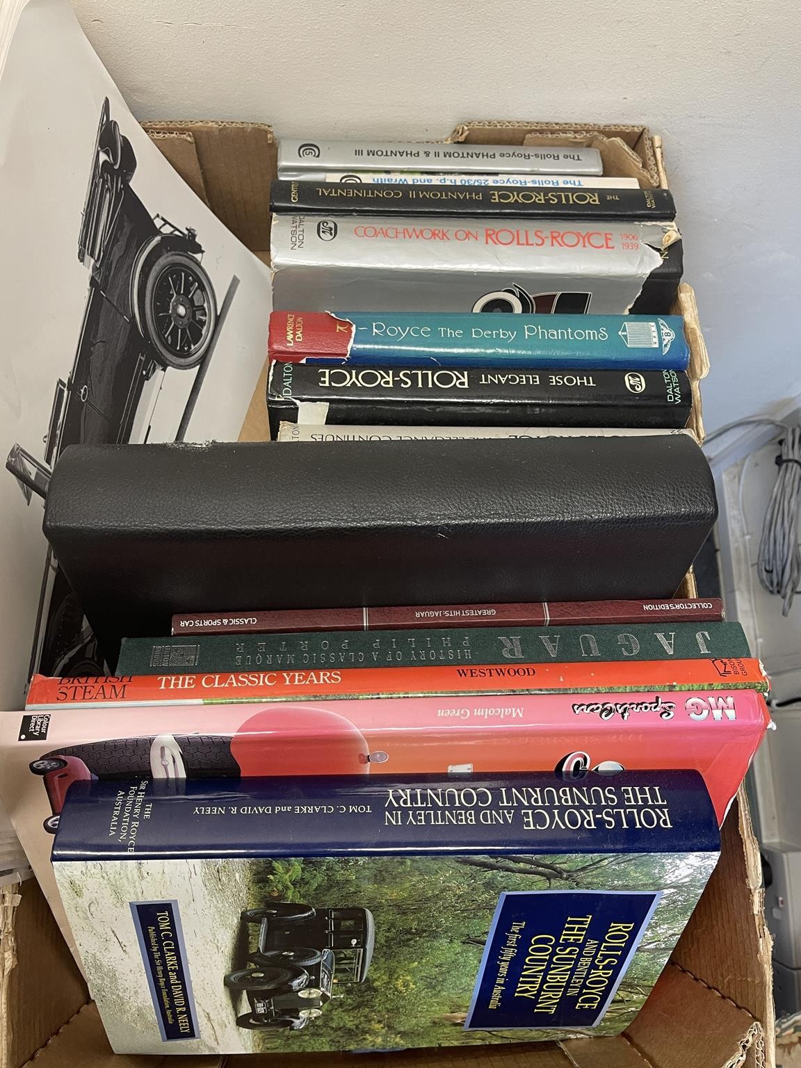 Assorted motoring books, including Rolls-Royce, various bound copies of Motor Sport, a group of - Image 2 of 3