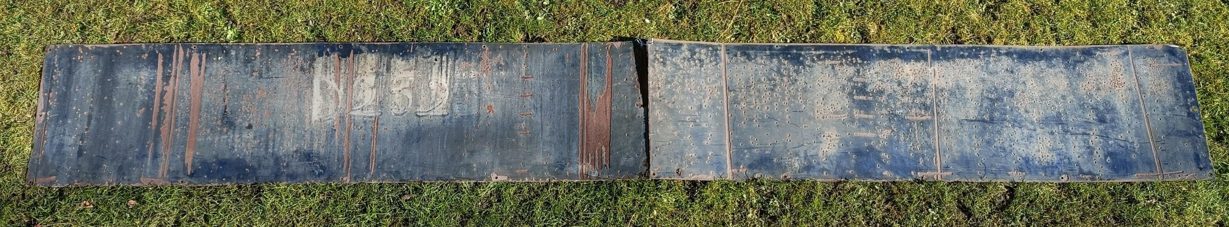 A Southampton Yard British Railways (Southern Region) green enamel station sign, in two pieces, - Bild 9 aus 14