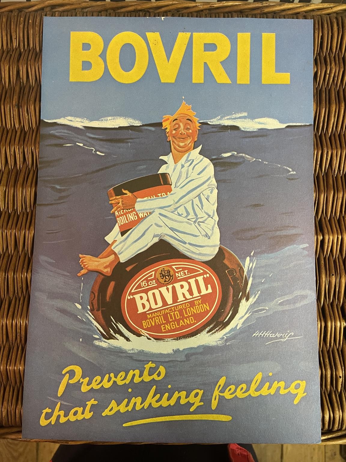 An early 1950s Mobiloil chart, 1951, another, Duckham's NOL Motor Oils chart, and two Bovril - Image 3 of 6