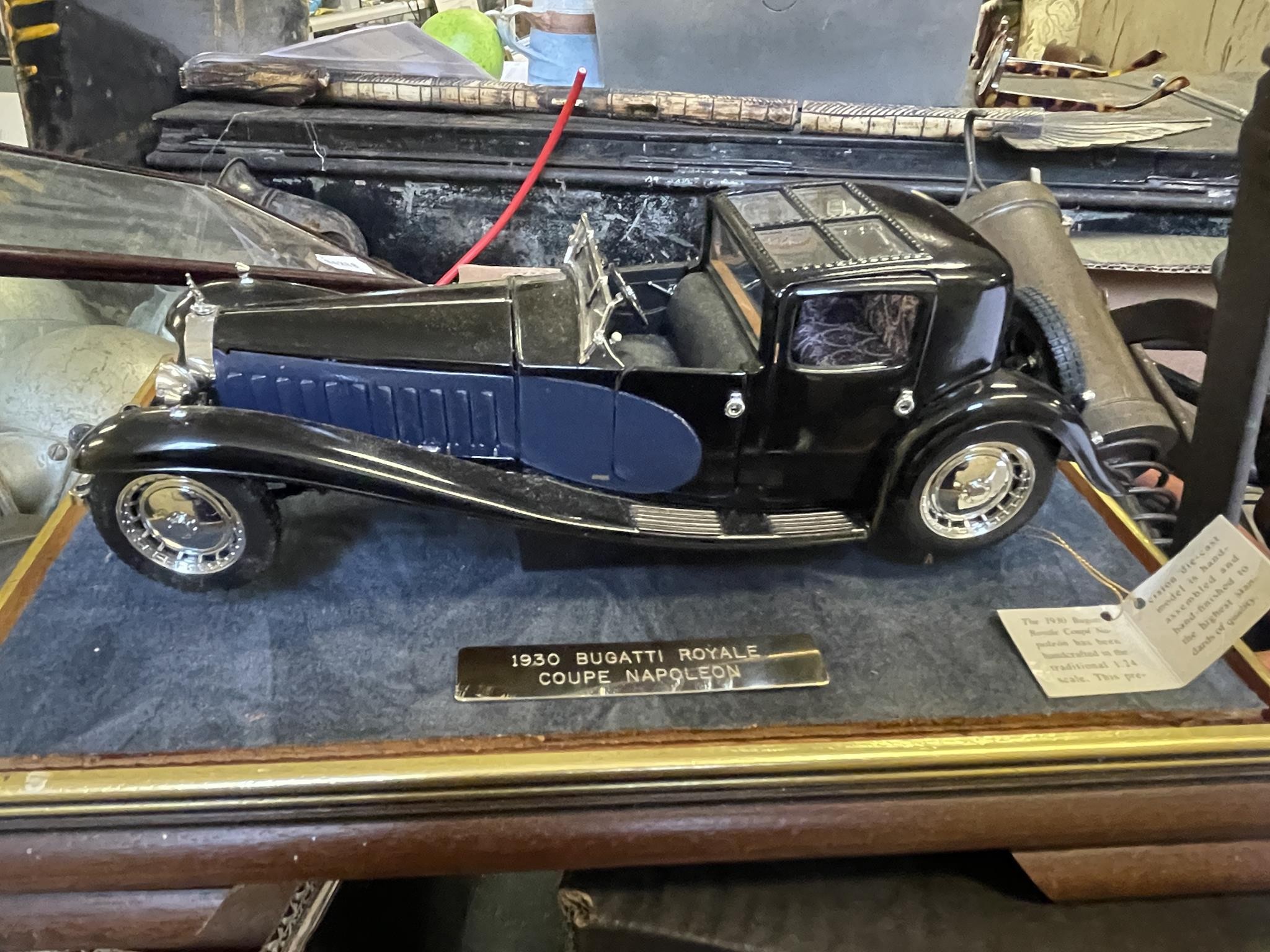 A Precision Models Bugatti Royale Coupe Napoleon, and a Rolls-Royce Silver Ghost, both cased (2) - Image 3 of 4