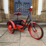A child's vintage tricycle