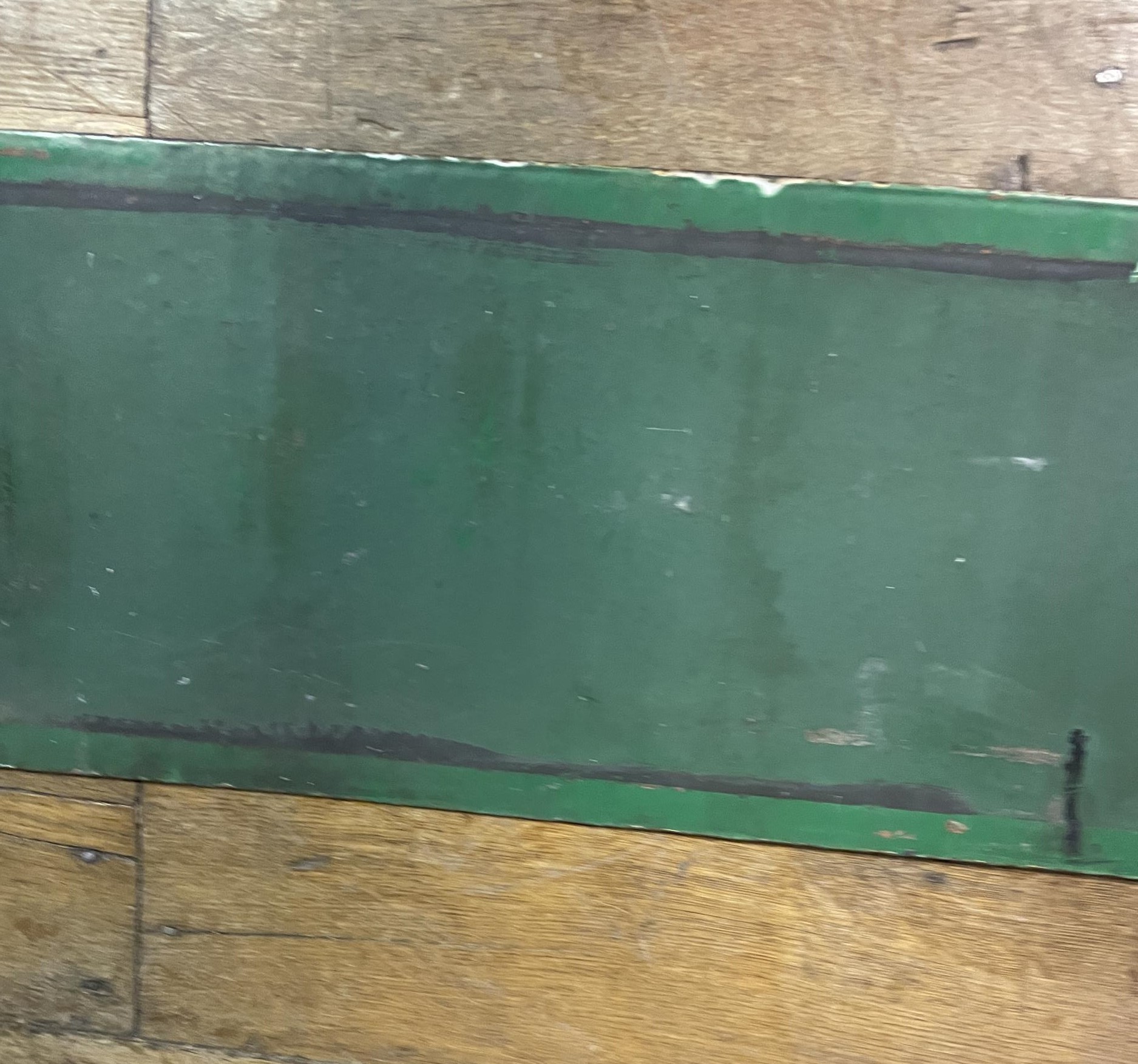 A London Underground enamel sign, North Harrow, 26 x 150 cm - Image 8 of 10