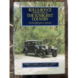 Assorted motoring books, including Rolls-Royce, various bound copies of Motor Sport, a group of