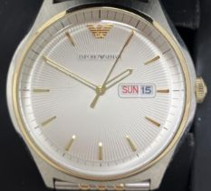 A gentleman's stainless steel Rotary Automatic wristwatch, boxed, with manual and spare links, and a