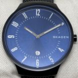 A gentleman's stainless steel Skagen Grenen SKW6461 wristwatch, boxed, with instruction and warranty