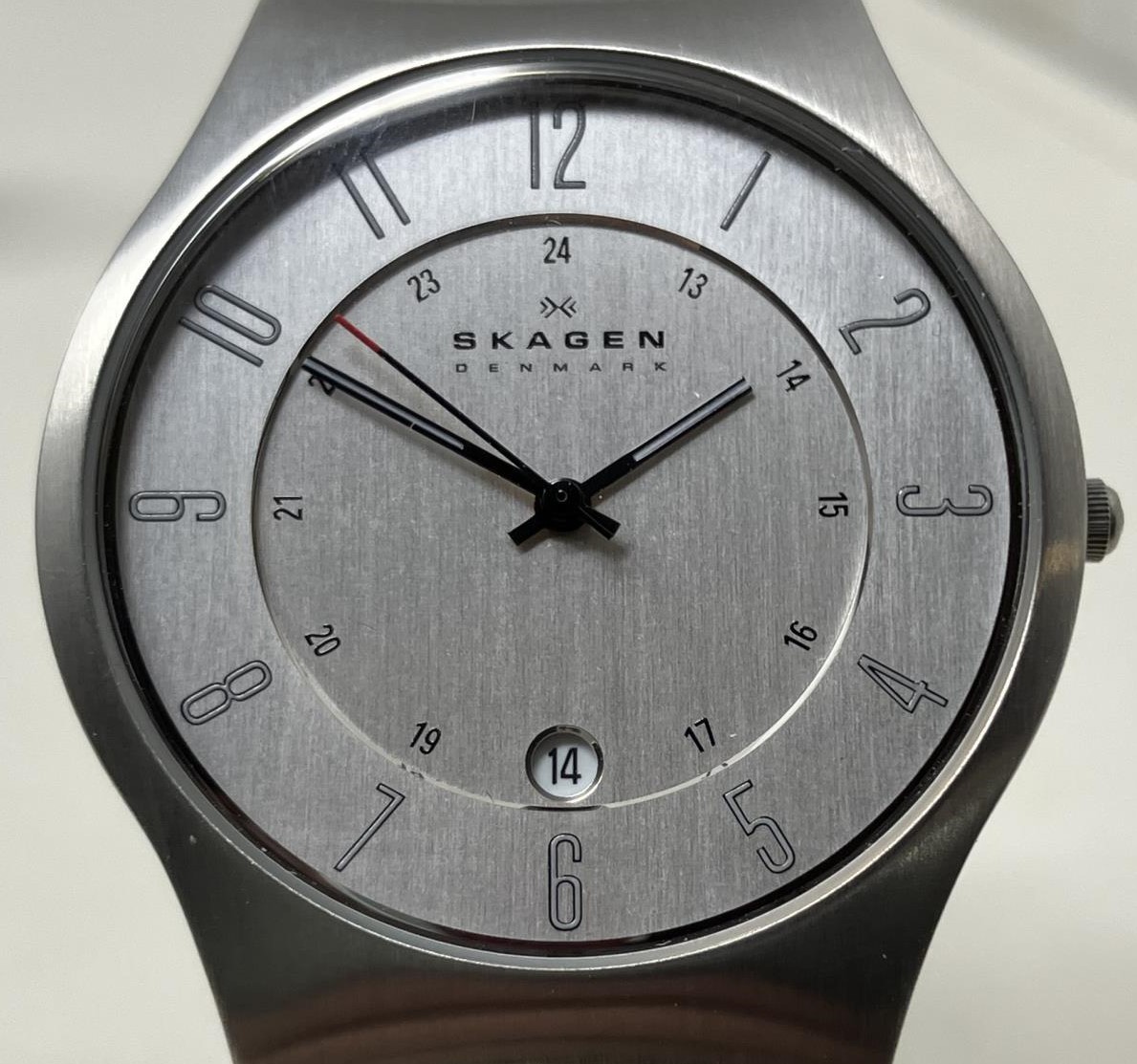 A gentleman's stainless steel Skagen Ancher SKW6201 wristwatch, boxed, with instruction and warranty - Image 2 of 3