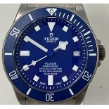 A gentleman's stainless steel Tudor Pelagos Chronometer, Officially Certified Rotor Self-Winding