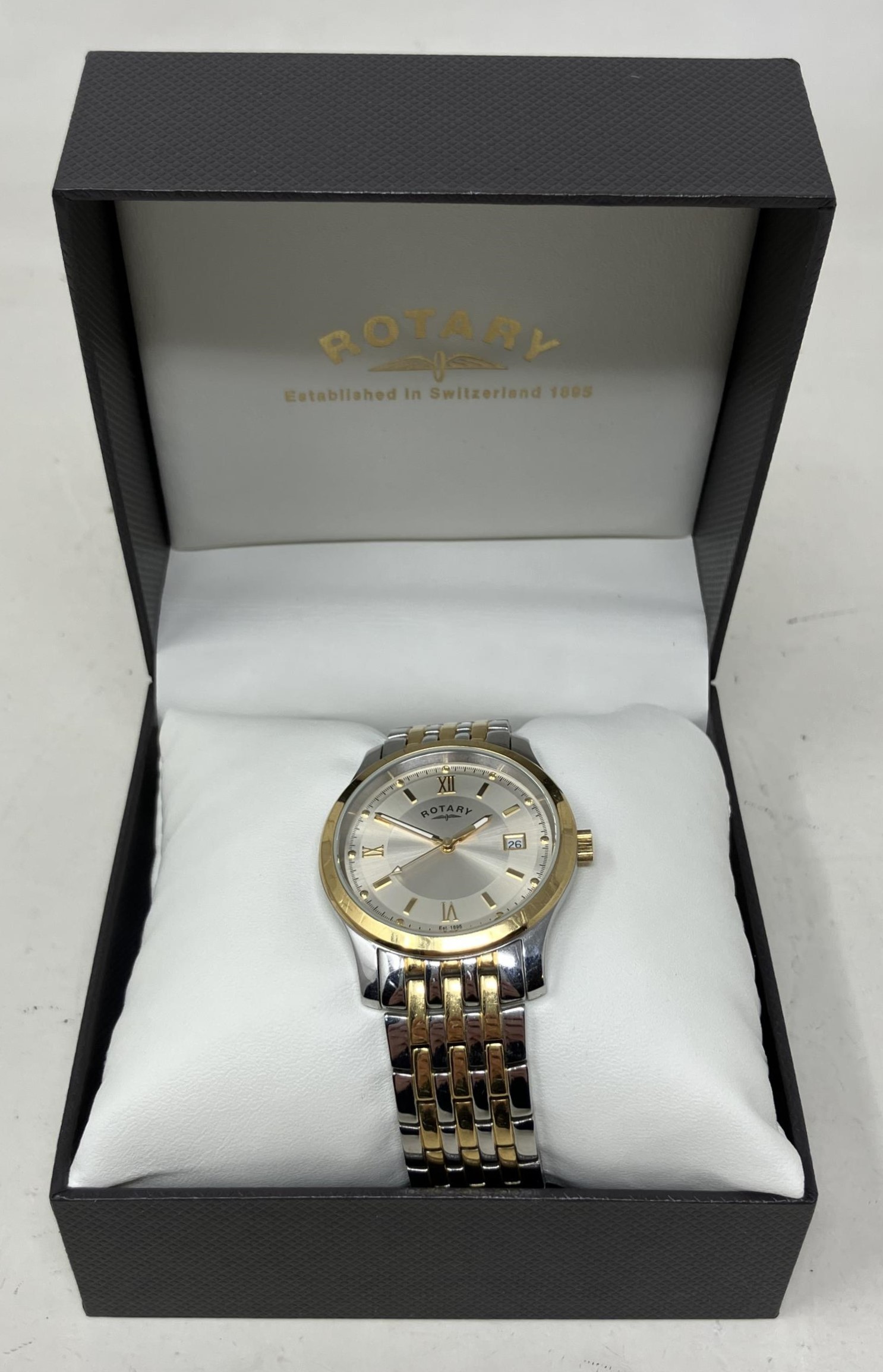 A gentleman's stainless steel Rotary GB00793/09 wristwatch, boxed, with manual, wrist measure and - Image 2 of 3