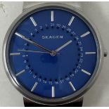 A gentleman's stainless steel Skagen Ancher SKW6234 wristwatch, boxed, with instruction and warranty