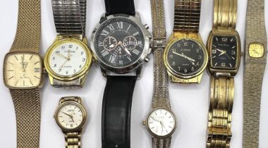 Assorted dress watches (box)