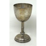 A George V silver communion goblet, Birmingham 1934, 46 g