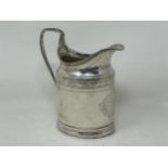 A George III silver cream jug, London 1796, 4 ozt