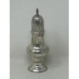 A George III silver sifter, marks rubbed, 2.2 ozt, 14 cm high