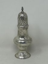 A George III silver sifter, marks rubbed, 2.2 ozt, 14 cm high