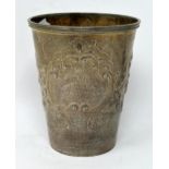 A Victorian silver beaker, London 1871, 3.9 ozt