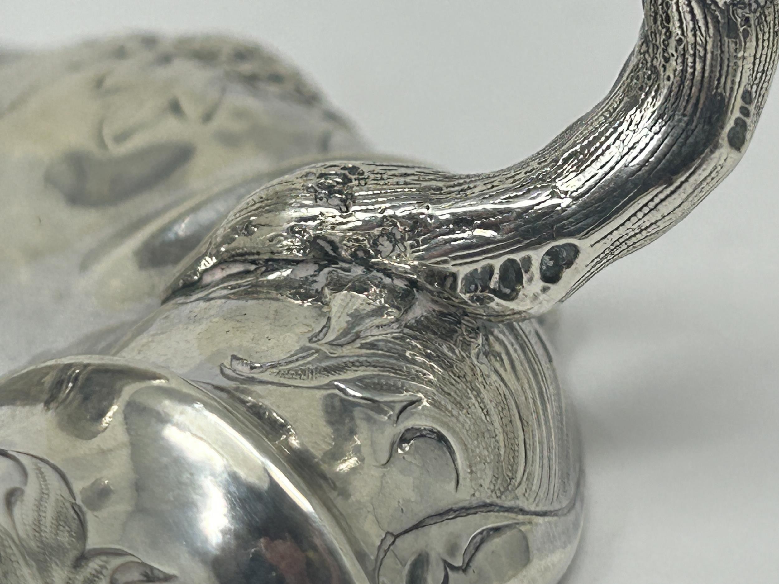 A Victorian silver taperstick, in the form of a flower, London 1854 - Image 5 of 5