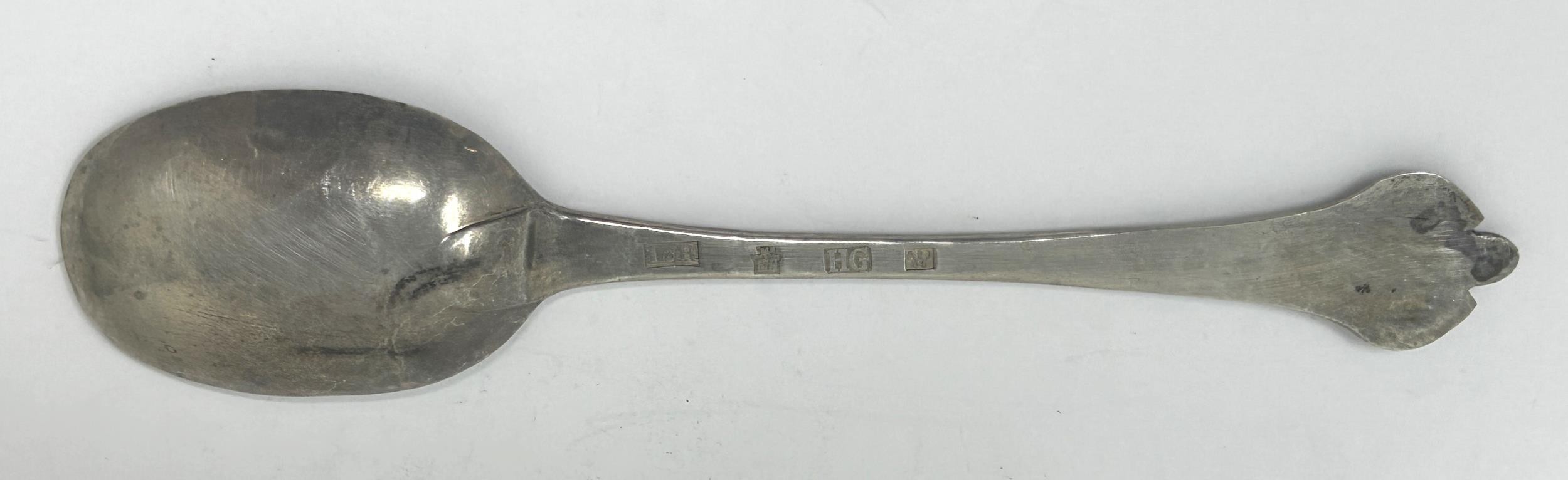 A mid-18th century silver trefid spoon, London 1751, 1.6 ozt - Image 4 of 5