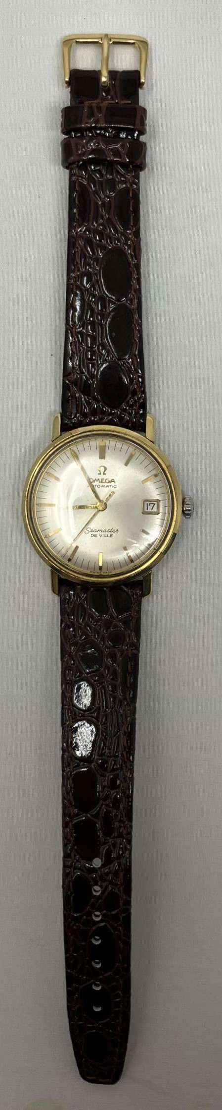 A gentleman's stainless steel Omega Seamaster De Ville Automatic wristwatch, on a later strap - Image 2 of 2