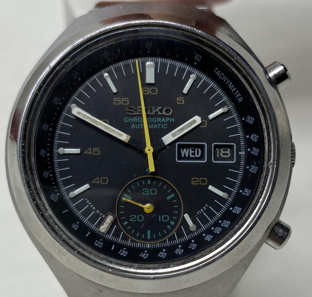 A gentleman's stainless steel Seiko Automatic Chronograph wristwatch