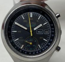A gentleman's stainless steel Seiko Automatic Chronograph wristwatch