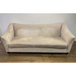 A cream sofa, 220 cm wide