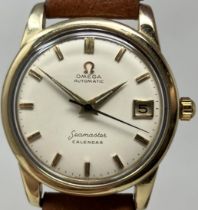 A gentleman's stainless steel Omega Seamaster Automatic wristwatch, with a date, on a later