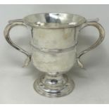 A George III silver two handled cup, London 1770, 11.3 ozt