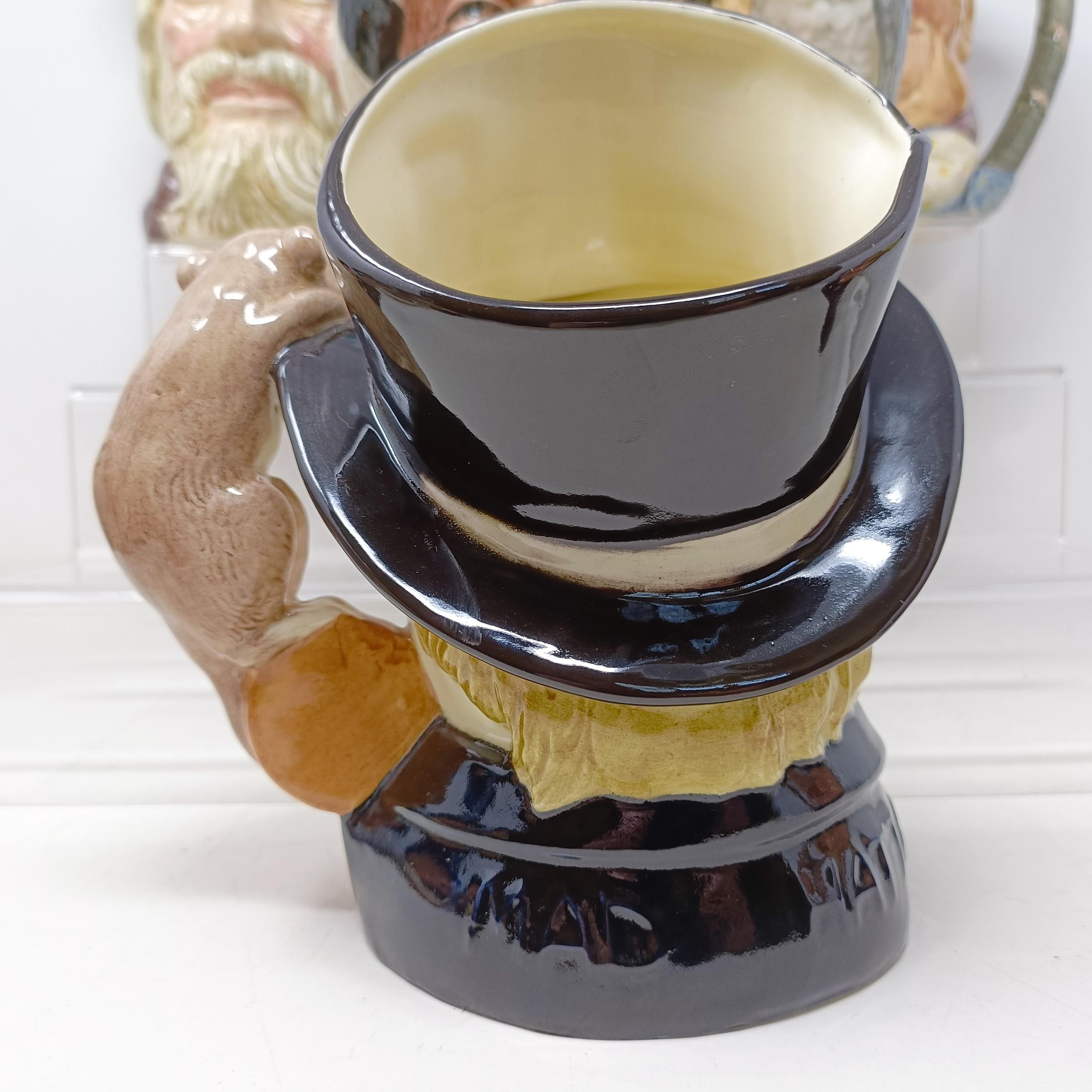 A Royal Doulton character jug, The Falconer D6533, Viking D6496, a Toby jug, Jolly Toby, a character - Image 21 of 35