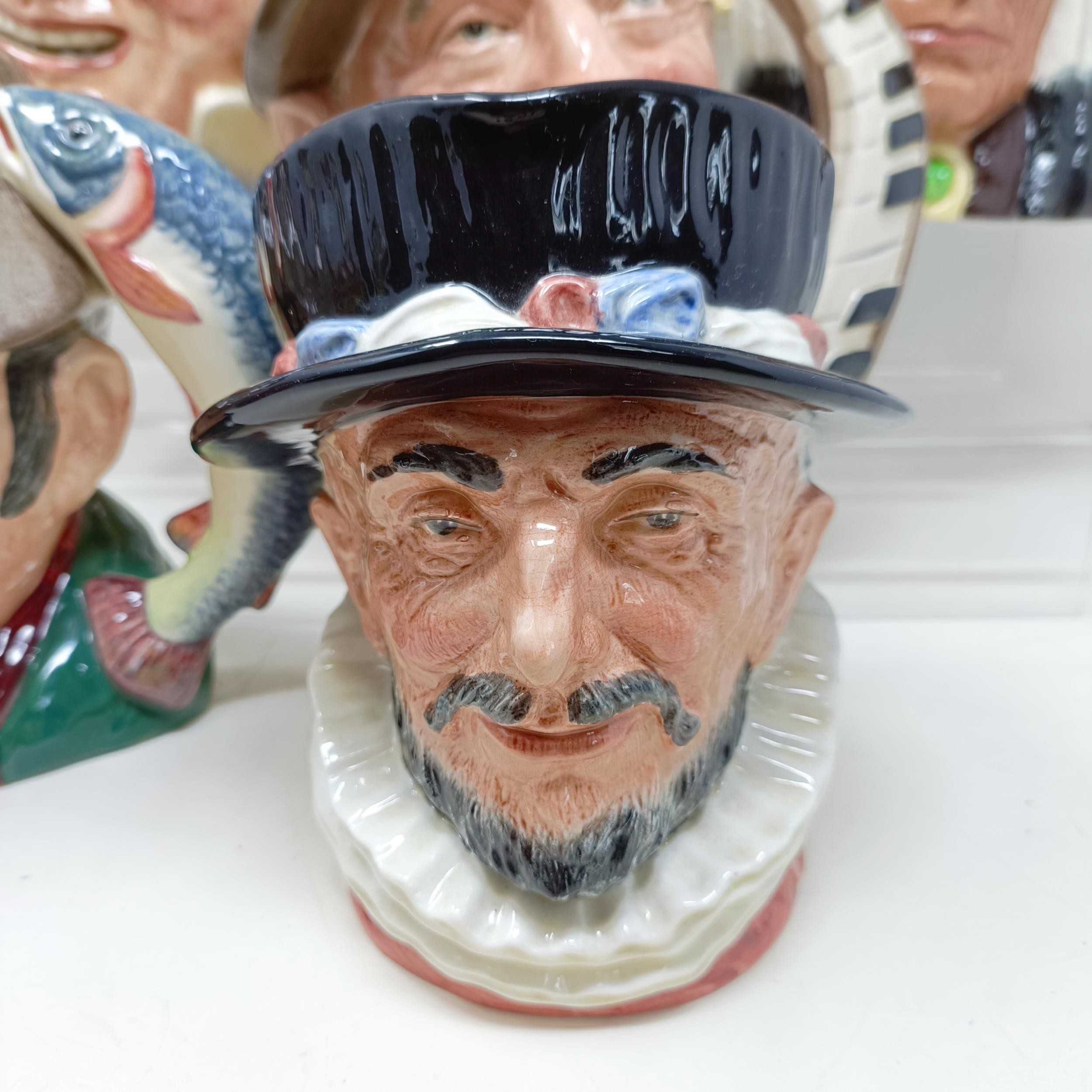 A Royal Doulton character jug, The Poacher D6429, Farmer John, George III D6749, W C Fields D6674, - Bild 6 aus 36