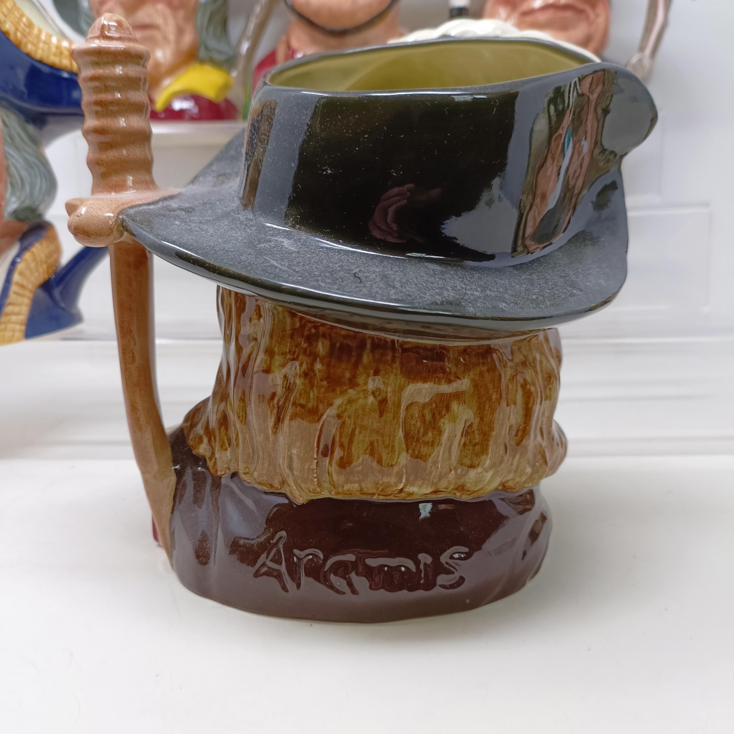 A Royal Doulton character jug, The Falconer D6533, Beefeater D6206, Simon The Cellarer, Ugly Duchess - Image 13 of 33