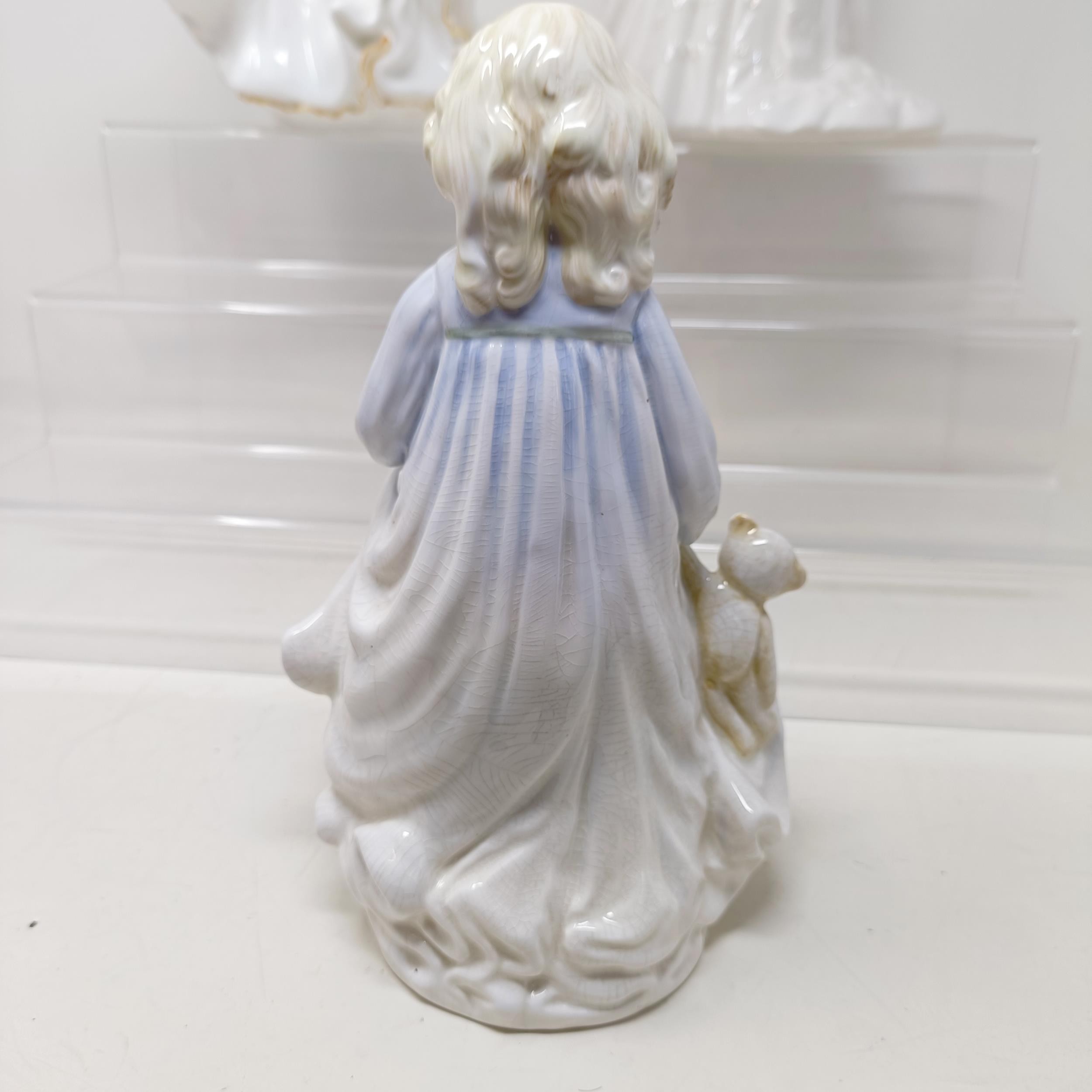 A Royal Doulton figure, Bedtime Story HN2059, Delphine HN2136, Charity HN3087, Faith HN3082, Hope - Image 22 of 32