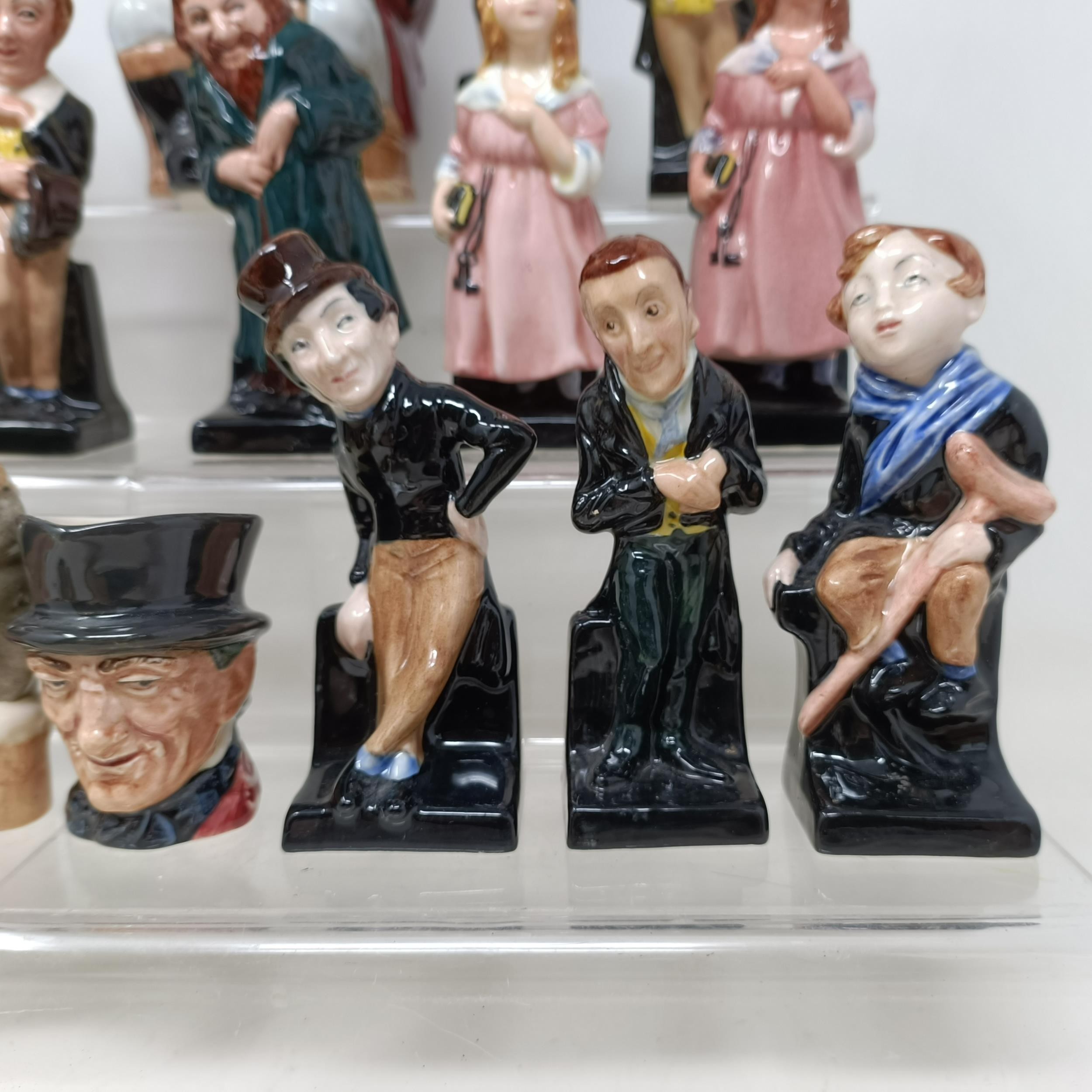 A Royal Doulton Dickens figure, Sam Weller, Uriah Heep, Tiny Tim, Tony Weller, David Copperfield, - Bild 12 aus 40