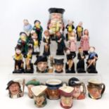 A Royal Doulton Dickens figure, Sam Weller, Uriah Heep, Tiny Tim, Tony Weller, David Copperfield,