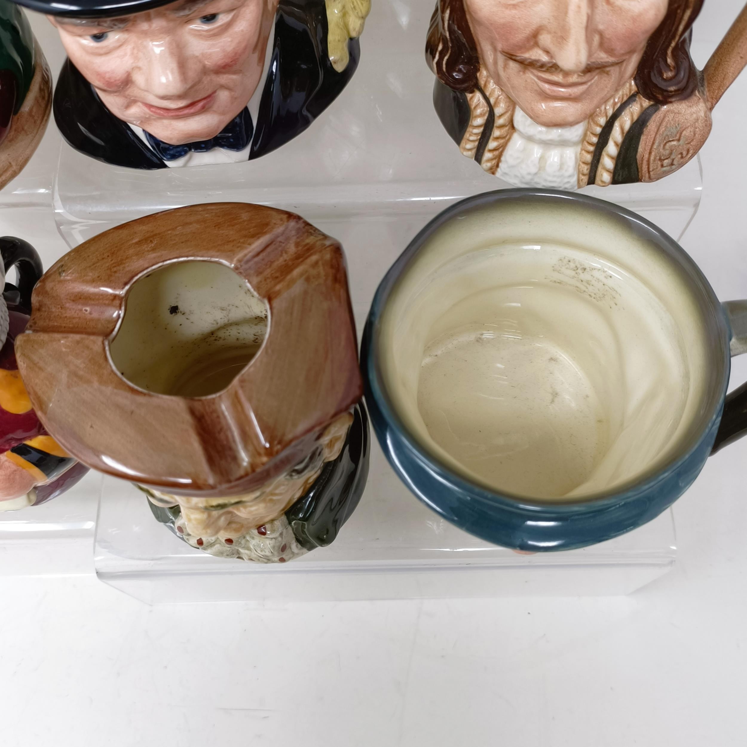 A Royal Doulton character jug, Robinson Crusoe D6532, Beefeater D6206, a Royal Doulton figure, The - Image 15 of 35