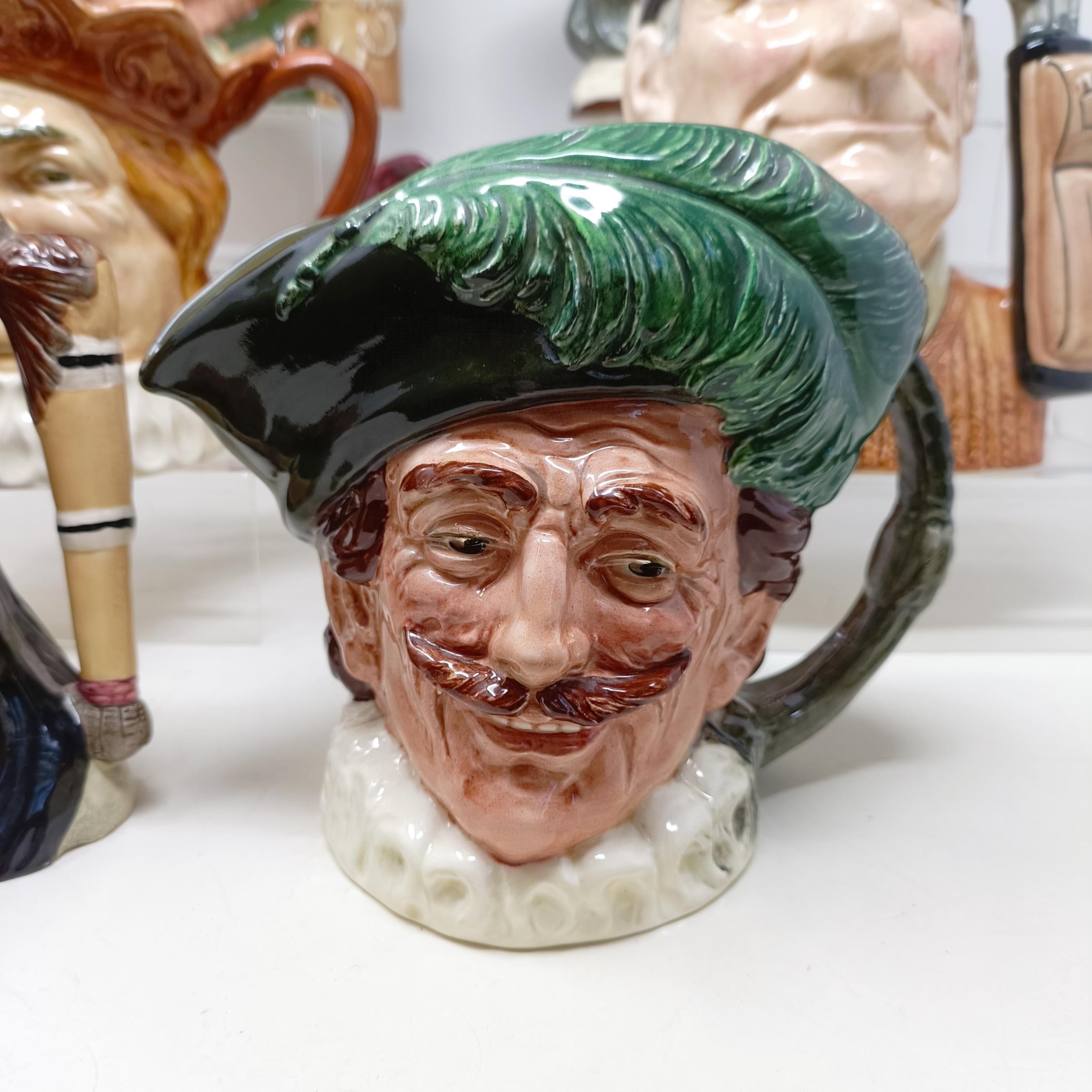 A Royal Doulton character jug, Simon The Cellarer, Golfer D6623, Old King Cole, Izaak Walton, D6404, - Bild 6 aus 38