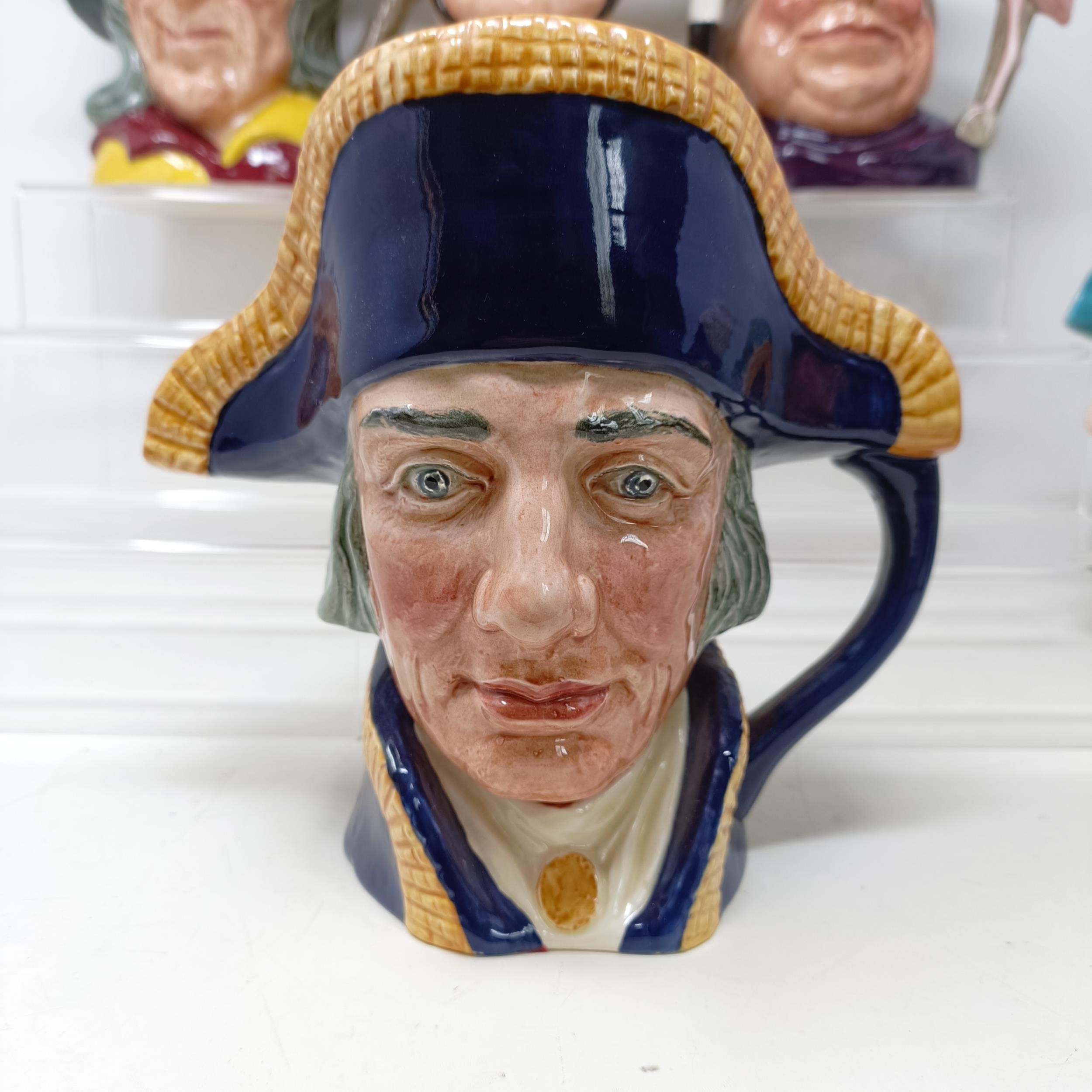 A Royal Doulton character jug, The Falconer D6533, Beefeater D6206, Simon The Cellarer, Ugly Duchess - Image 17 of 33