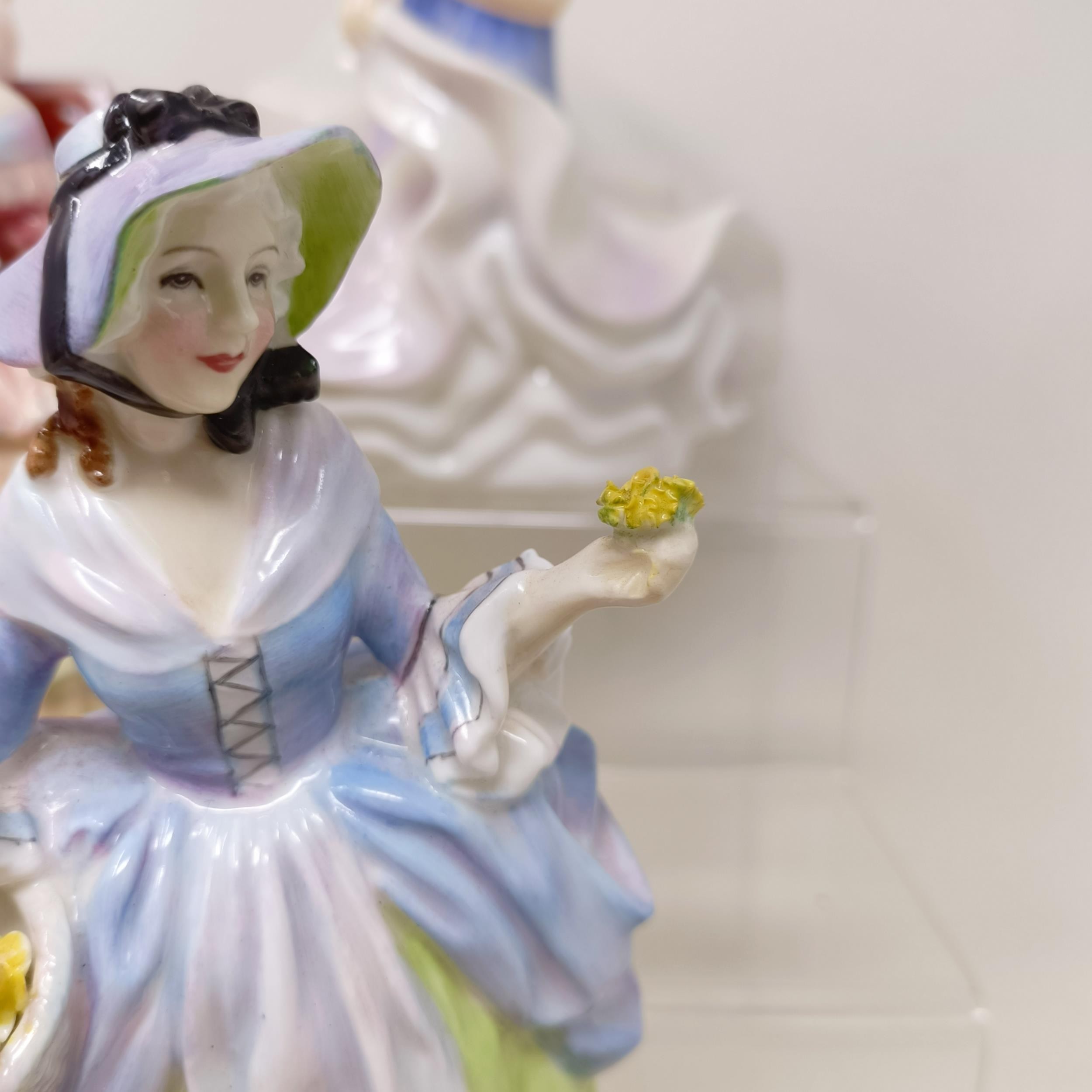 A Royal Doulton figure, Blithe Morning, HN2065, A Gypsy Dance HN2230, Spring Flowers HN1807, - Image 8 of 21