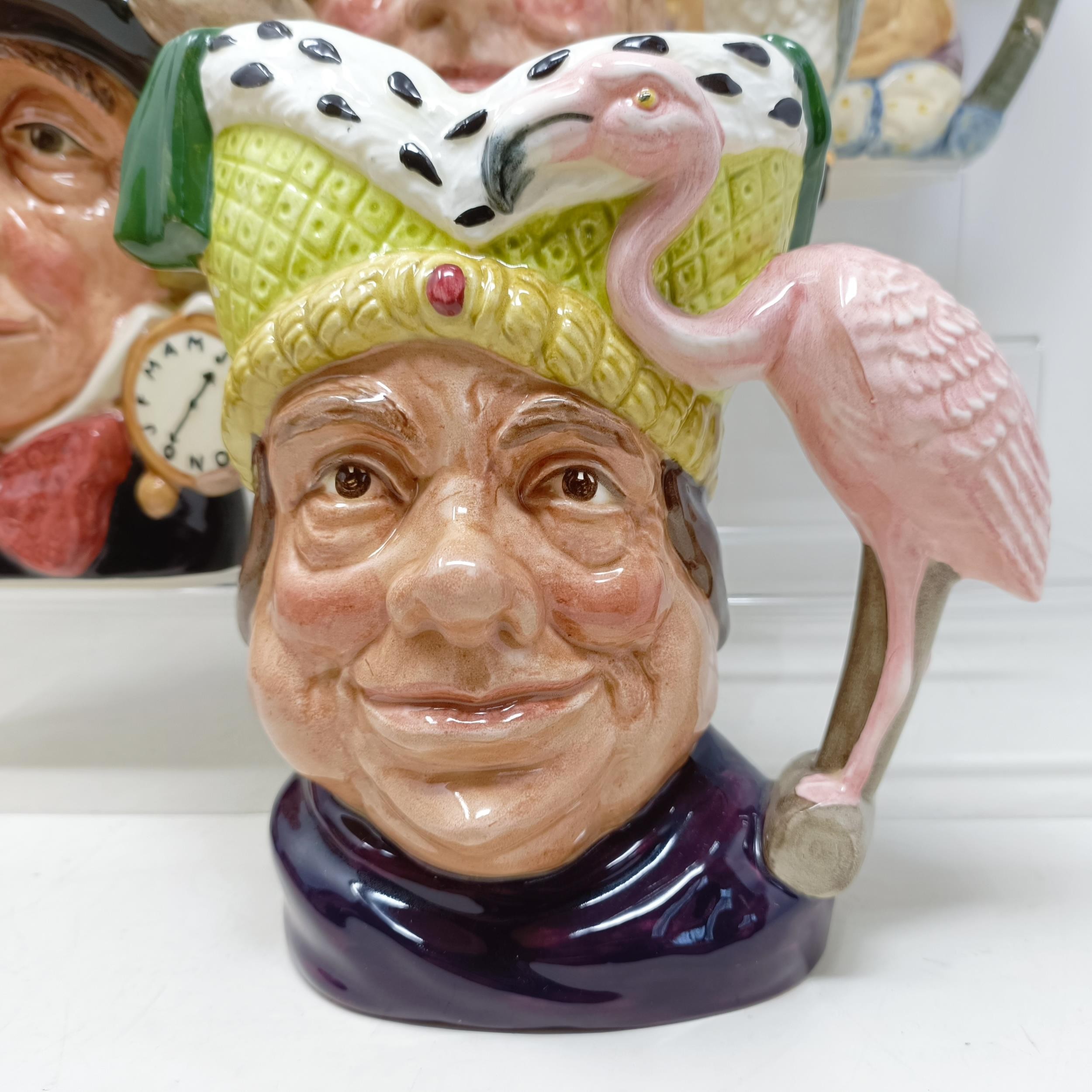 A Royal Doulton character jug, The Falconer D6533, Viking D6496, a Toby jug, Jolly Toby, a character - Image 16 of 35