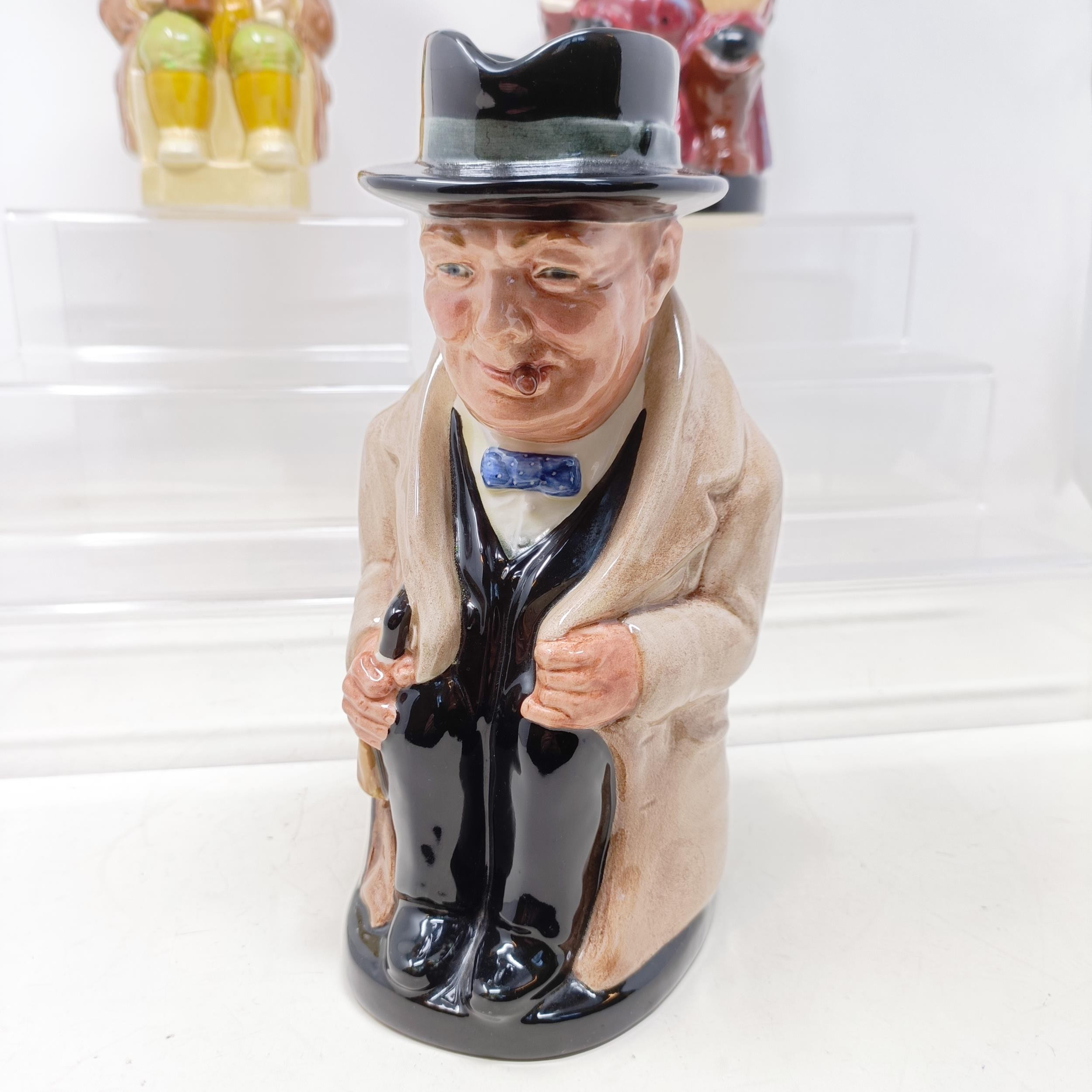 A Royal Doulton Toby jug, Toby XX, The Squire, Sir John Falstaff, Sir Winston Churchill, The - Image 23 of 35