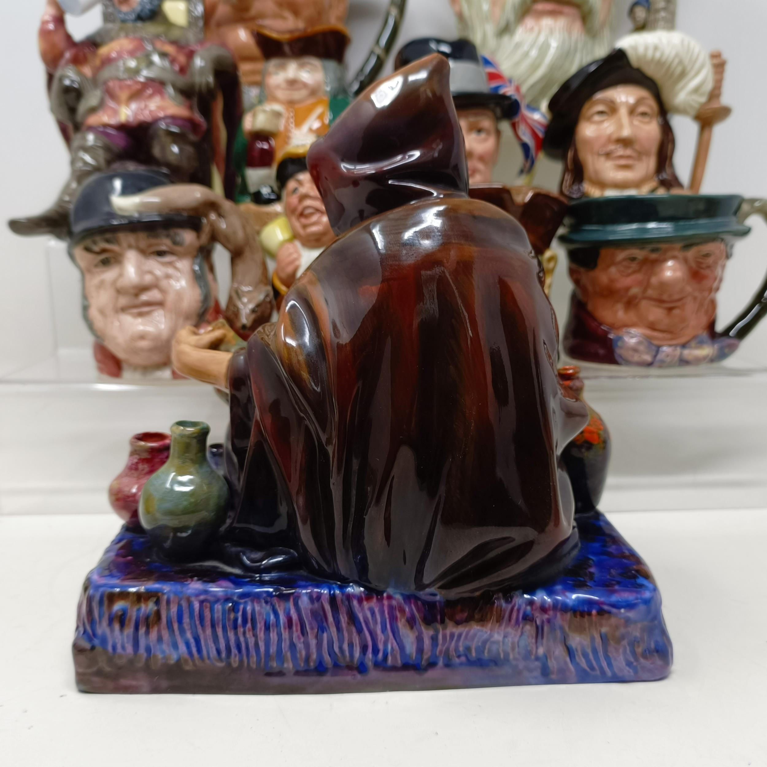 A Royal Doulton character jug, Robinson Crusoe D6532, Beefeater D6206, a Royal Doulton figure, The - Image 8 of 35