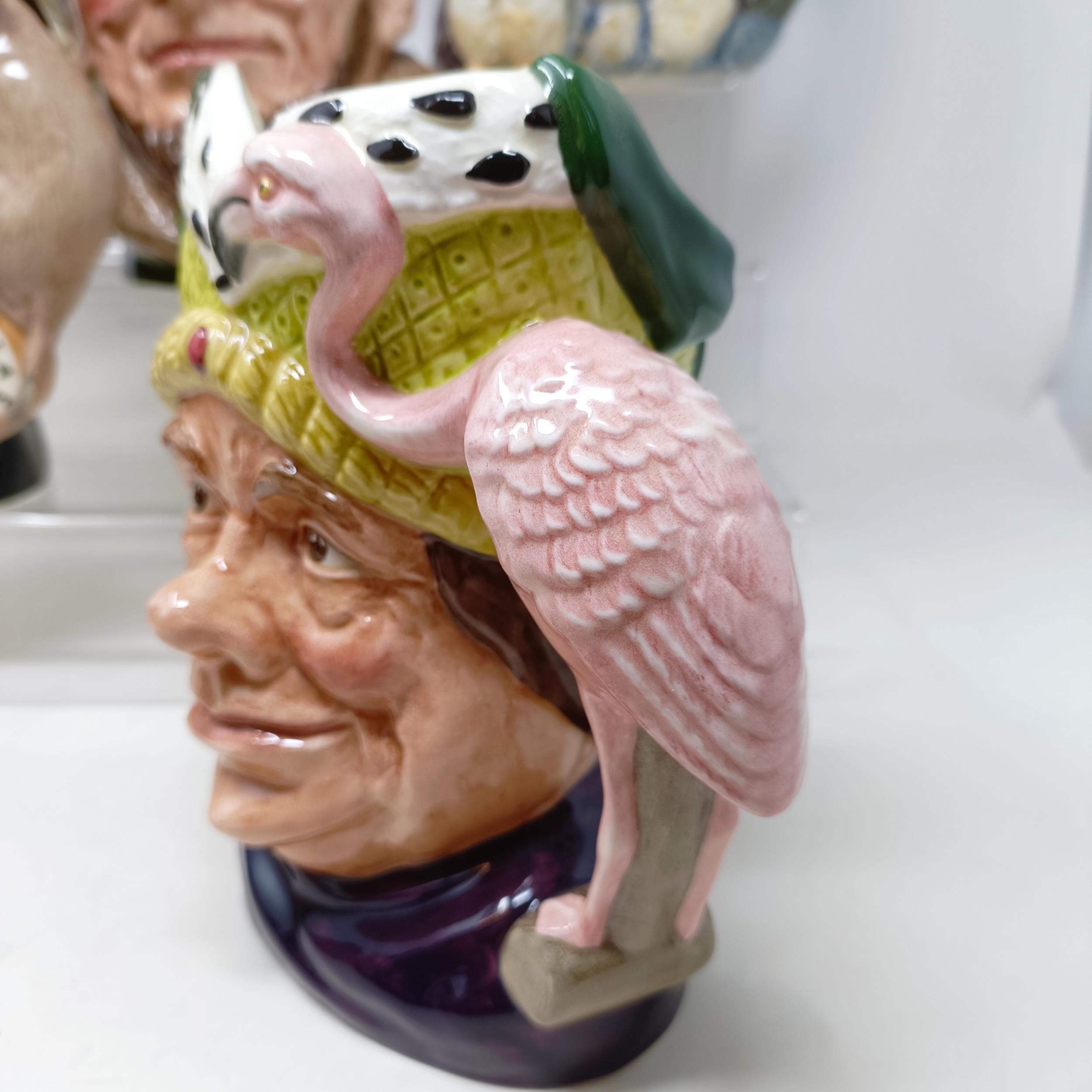 A Royal Doulton character jug, The Falconer D6533, Viking D6496, a Toby jug, Jolly Toby, a character - Bild 18 aus 35