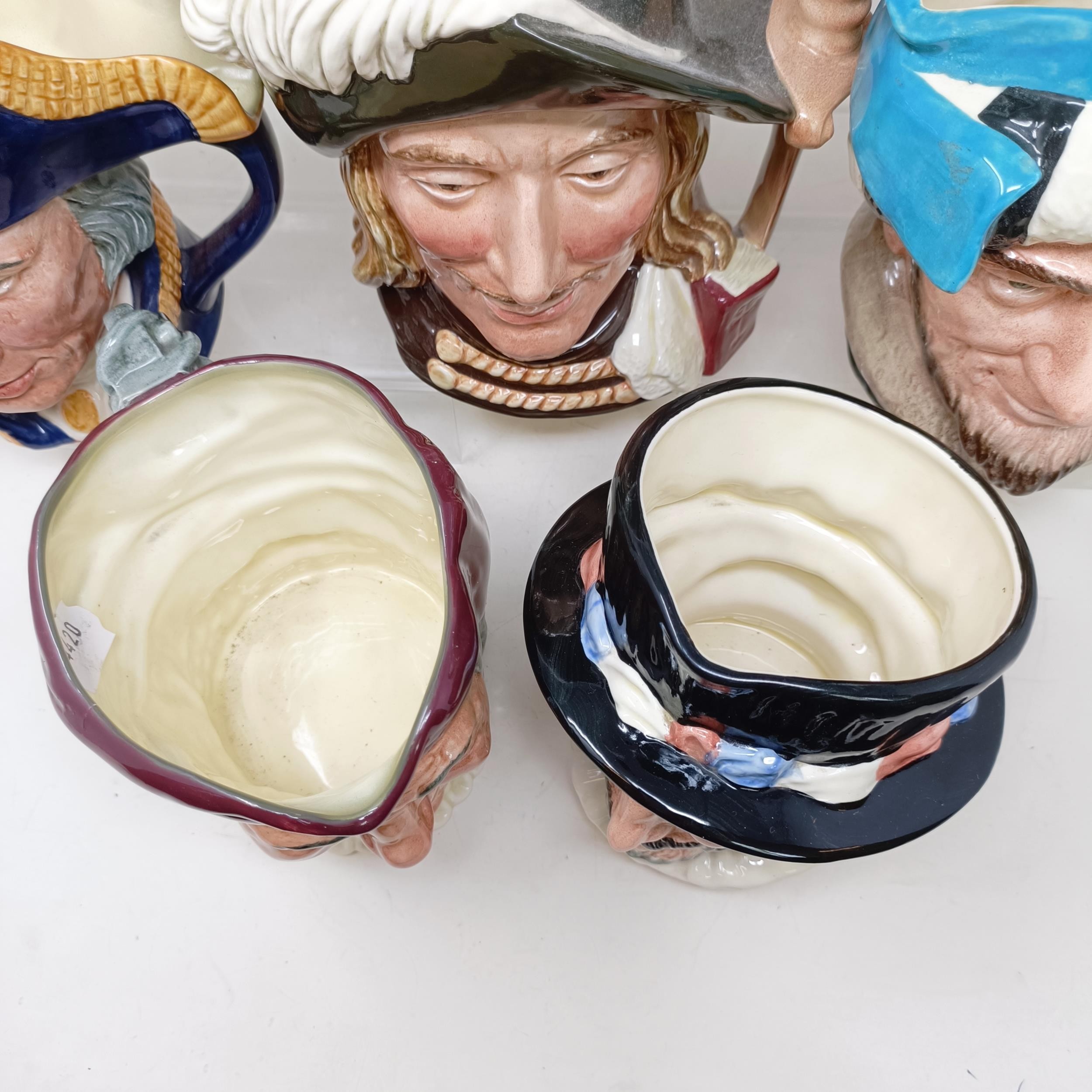 A Royal Doulton character jug, The Falconer D6533, Beefeater D6206, Simon The Cellarer, Ugly Duchess - Image 3 of 33